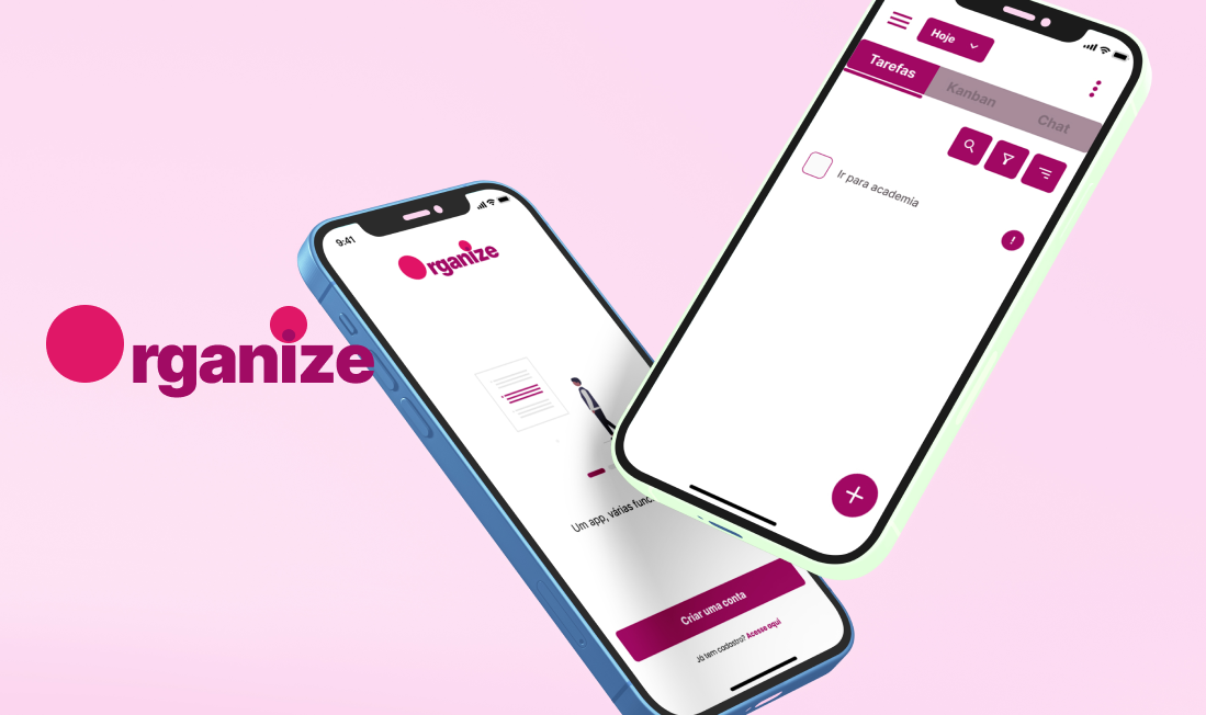 Estudo de caso UX/UI Design - Organize